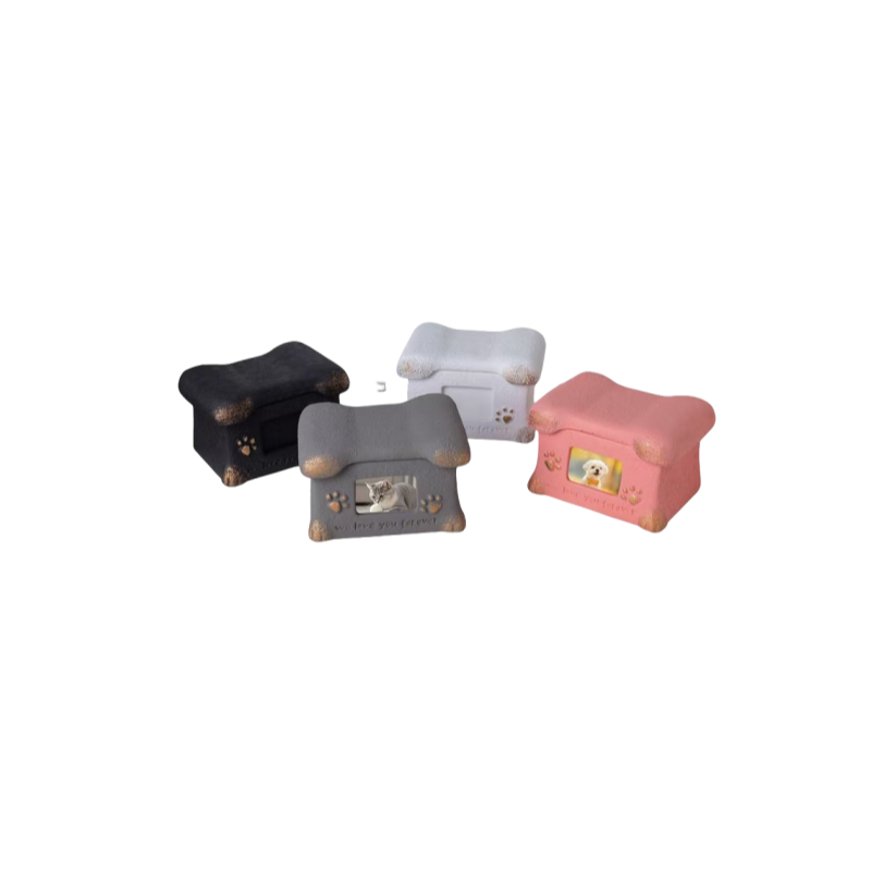 Pawlsle Trails Puppy and Kitten Memorial Box Coffin-style Ashes Box