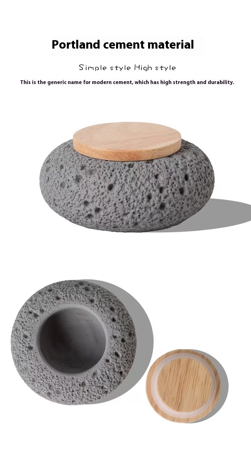 Pawlsle Trails Parrot, hamster urn, pet ashes memorial jar, moisture-proof cement urn, pet separation century-long box