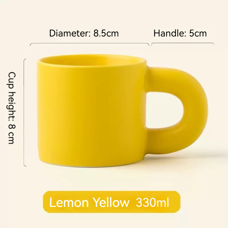 Pawlsle Trails Customized pet mugs Yellow