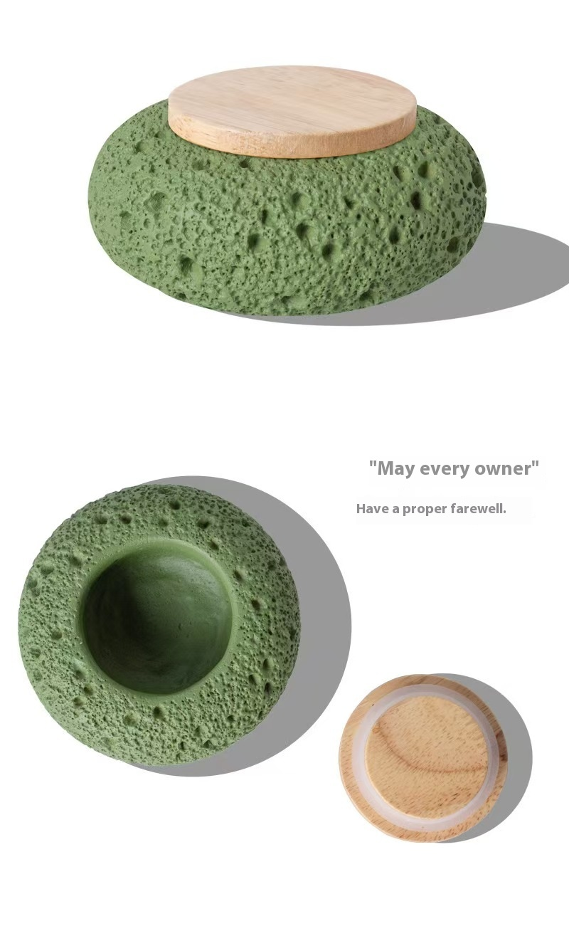 Pawlsle Trails Parrot, hamster urn, pet ashes memorial jar, moisture-proof cement urn, pet separation century-long box