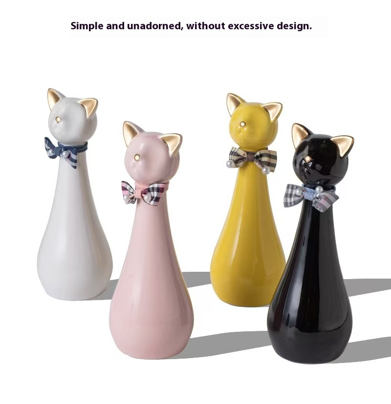 Pawlsle Trails Long-necked kitten memorial urn