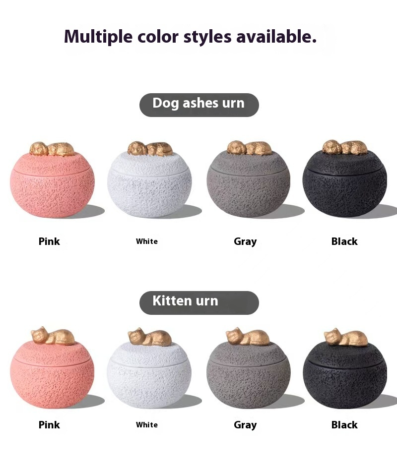Pawlsle Trails Puppy and kitten memorial box storage box shaped urn.