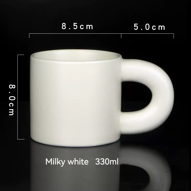 Pawlsle Trails Customized pet mugs Milky white