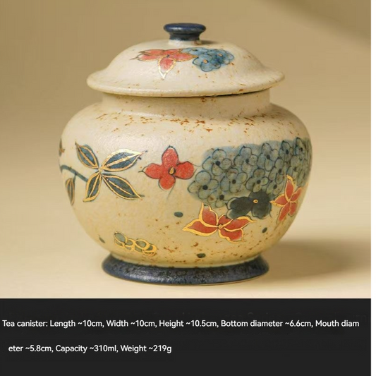 Pawlsle Trails Hand-painted hydrangea urns, pet souvenir jars, pet funeral supplies, high-end urns Hand-painted hydrangea urn