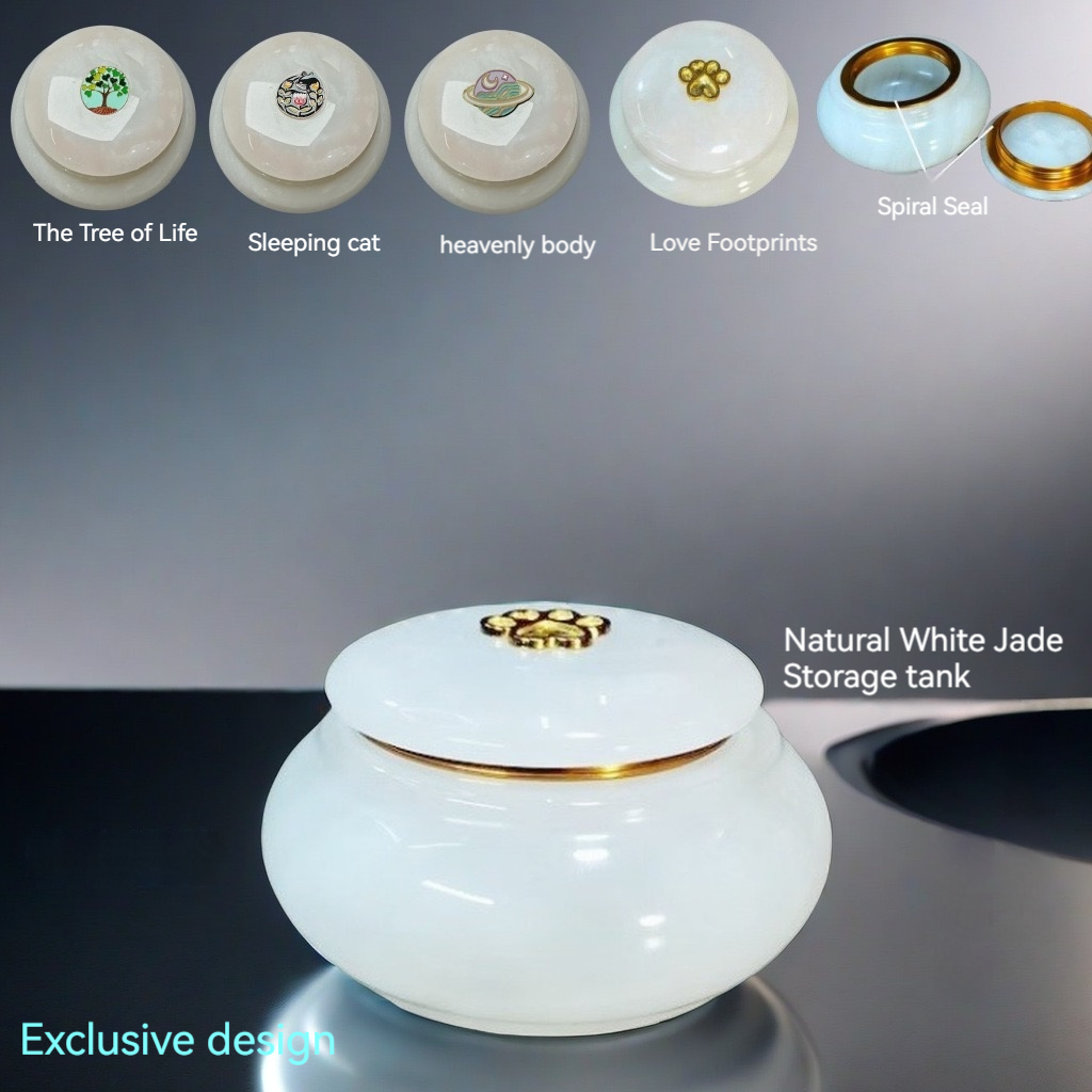 Pawlsle Trails Pet funeral urns, pet memorial storage boxes, pet jade sealed jars