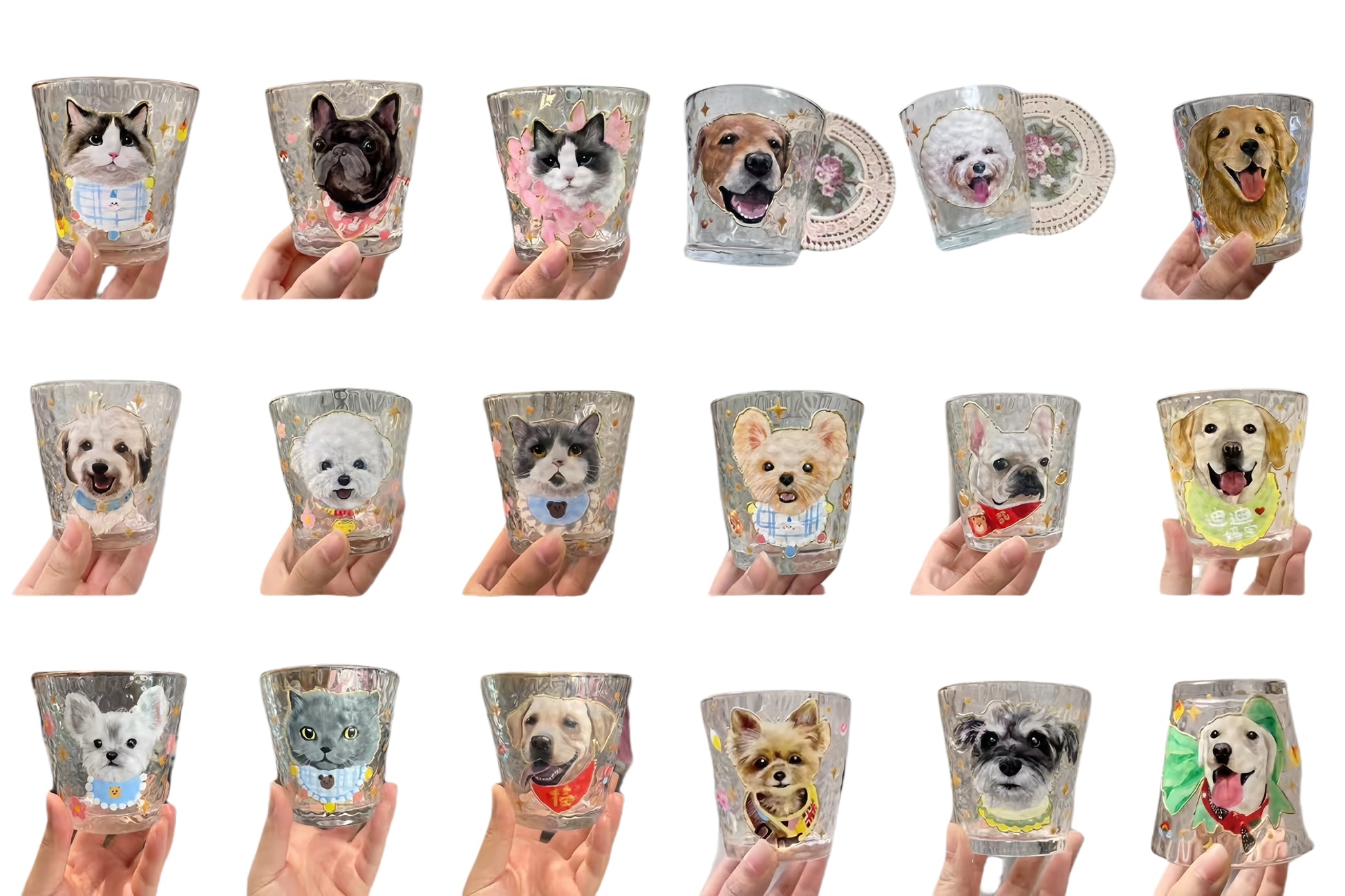 Pawlsle Trails Pet customized water cups, pet souvenirs, water cups, pet memorial gifts Pet customized water cup (photo required)