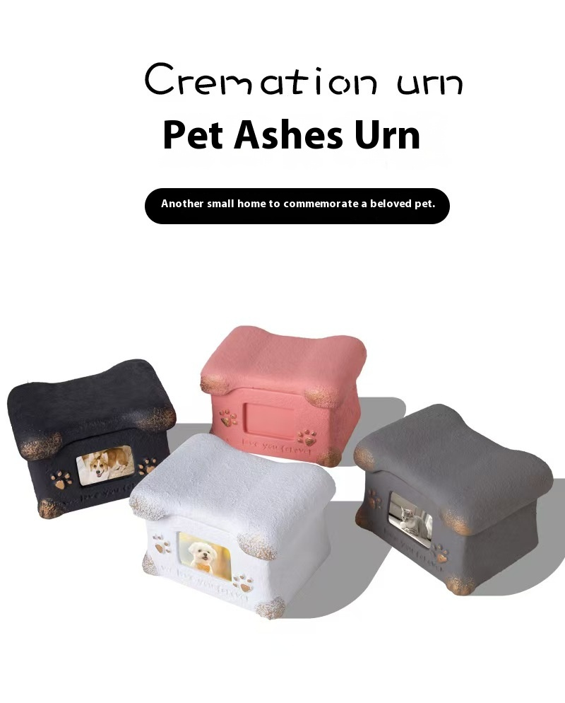 Pawlsle Trails Puppy and Kitten Memorial Box Coffin-style Ashes Box