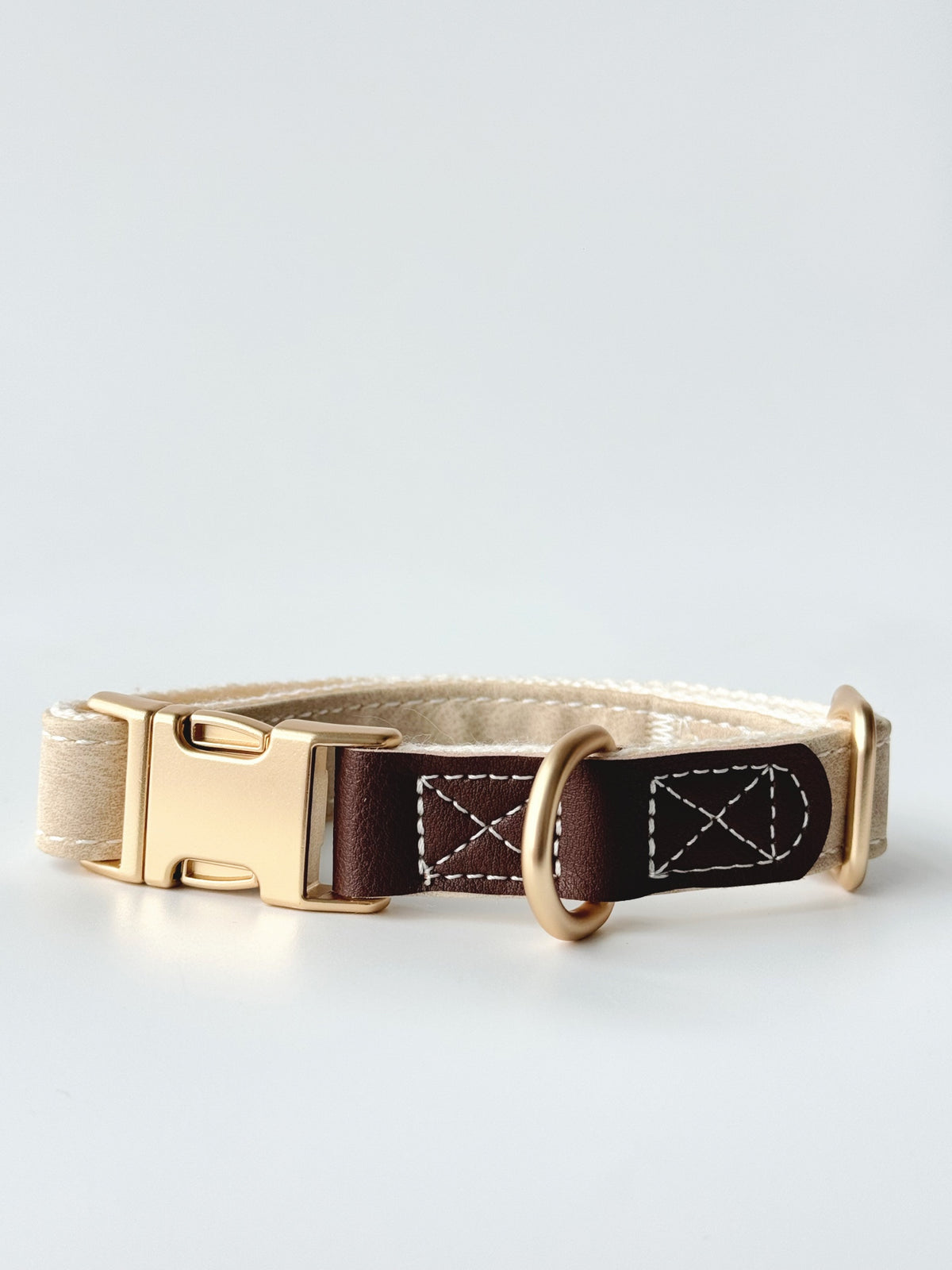 Pawlsle Trails Vintage-Style Ruby Crystal Pet Collar · Crafted from luxurious, soft microfiber leather and accented with pearl flowers—an elegant, designer-style accessory for pets.