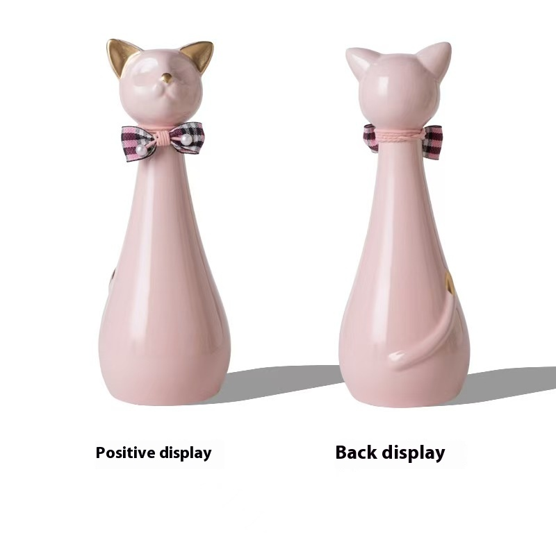 Pawlsle Trails Long-necked kitten memorial urn