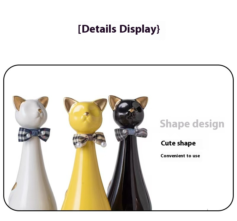 Pawlsle Trails Long-necked kitten memorial urn