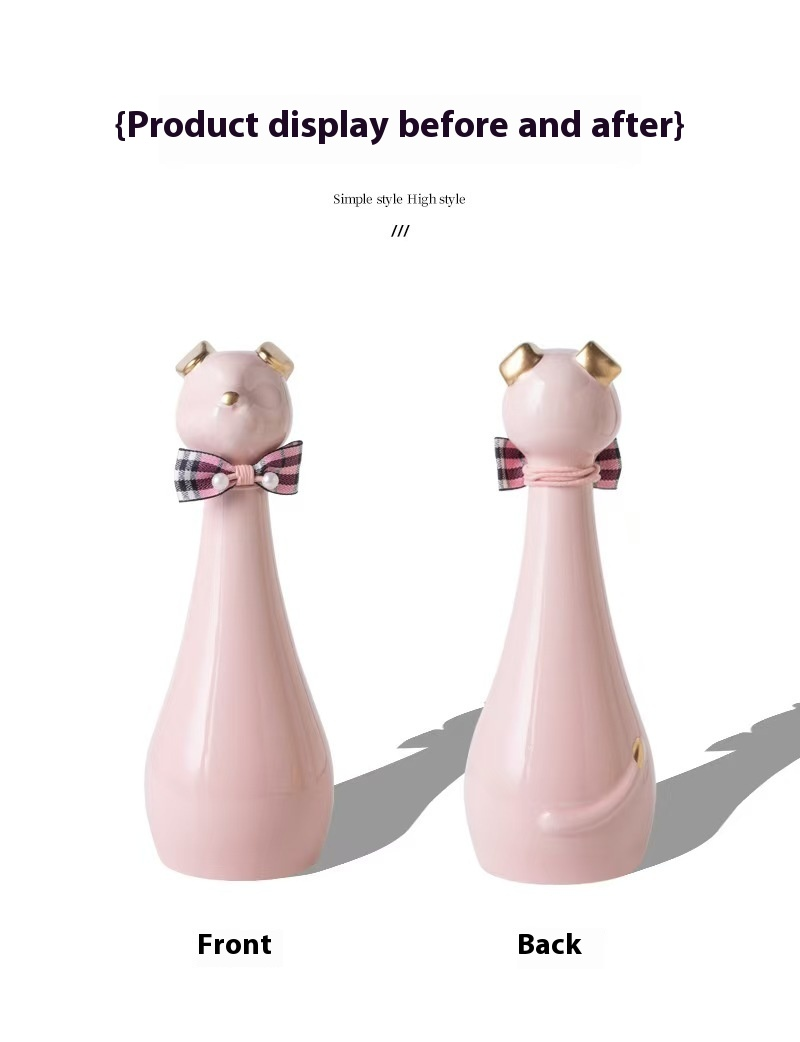 Pawlsle Trails Long-necked puppy pet memorial urn