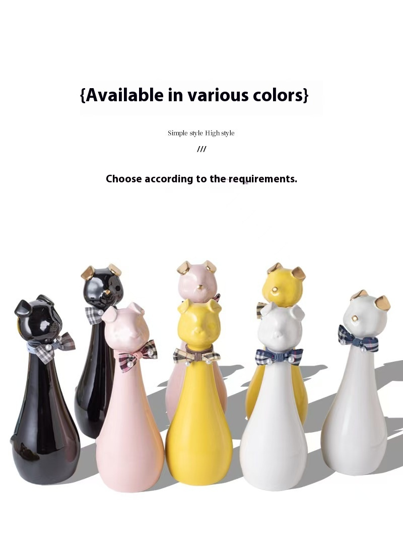 Pawlsle Trails Long-necked puppy pet memorial urn
