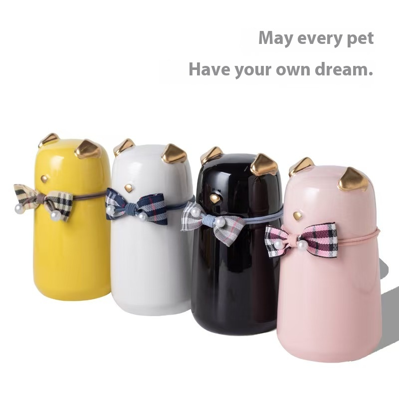 Pawlsle Trails Ceramic urn, moisture-proof sealed jar, pet urn, cremated hair storage jar from dogs!