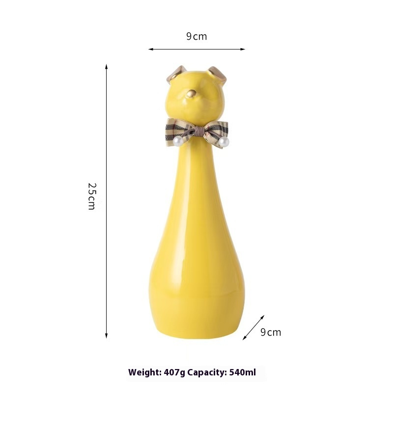 Pawlsle Trails Long-necked puppy pet memorial urn