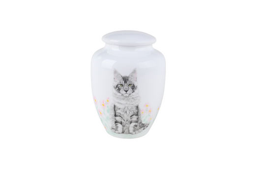 Pawlsle Trails Porcelain painted urn