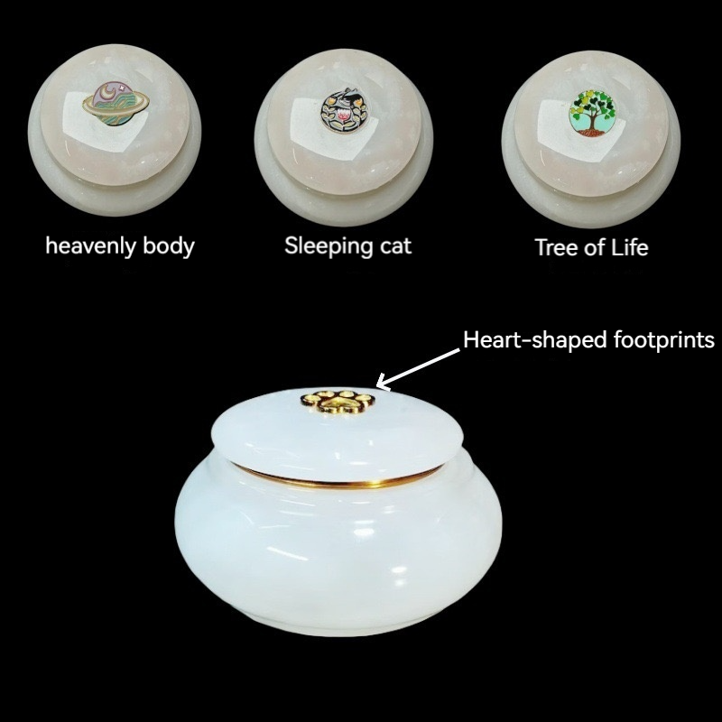 Pawlsle Trails Pet funeral urns, pet memorial storage boxes, pet jade sealed jars