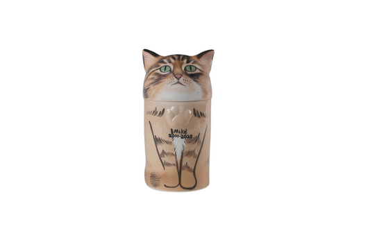 Pawlsle Trails Customized personalized cat urns, with or without engraving a name, for pet owners' special memories. Large(suitable for pets weighing up to 25 kilograms)