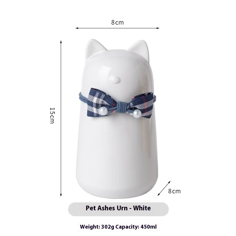 Pawlsle Trails Pet urns, cat urns, pet memorial jars, pet cremation urns White