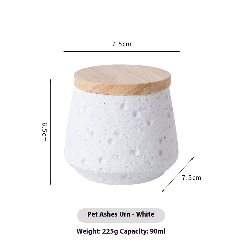 Pawlsle Trails Small pet urns, hamster, rabbit, Parrot, honey ferret，pet memorial jar, moisture-proof memorial jar White