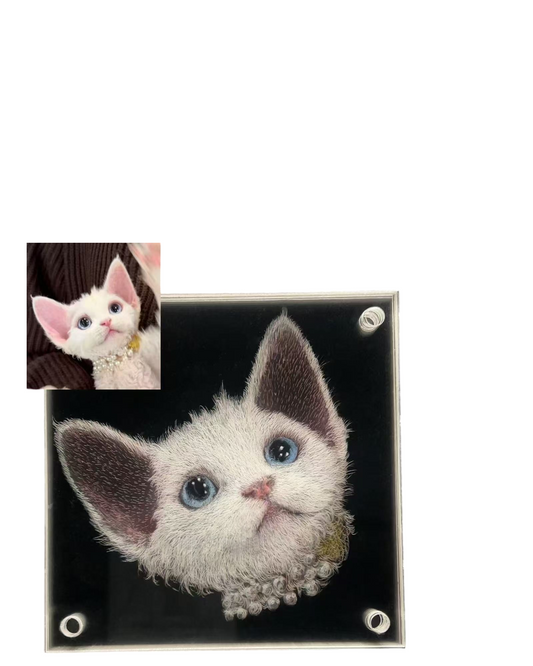 Pawlsle Trails Intangible Cultural Heritage 3D Glass Knife Engraved Acrylic Board Pet Collection Dimensional Artwork