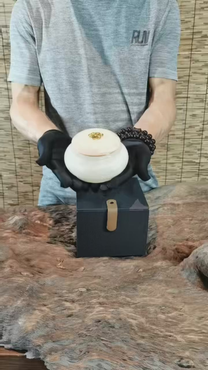 Natural jade sealed jar, pet funeral supplies urn, moisture-proof urn memorial, pet supplies memorial box (wholesale available)